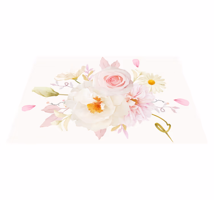Individual original mesa arreglo floral encantador - TenVinilo