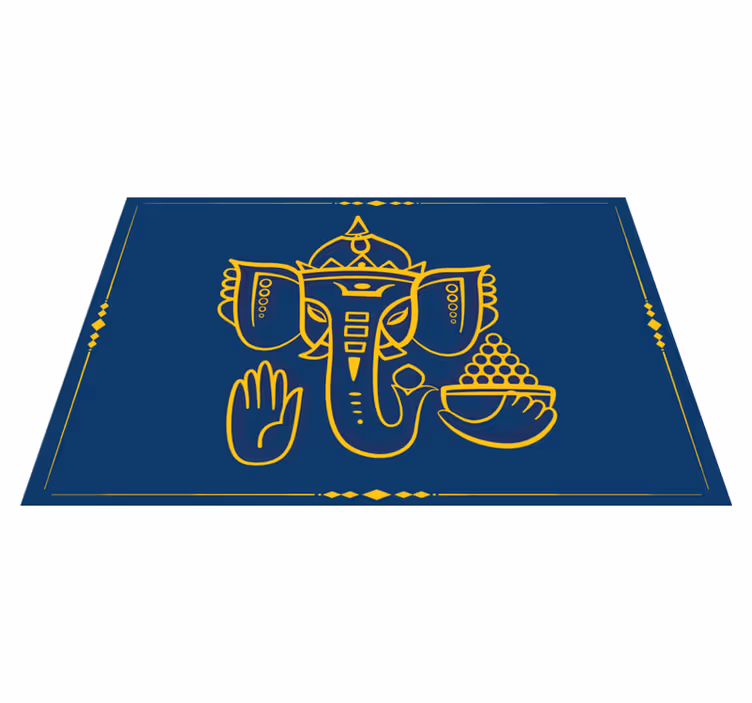 Individual original mesa motivo tradicional de ganesha - TenVinilo