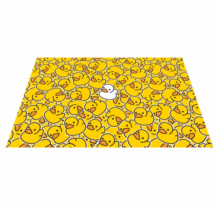 Individual mesa infantil con diseño de patitos - TenVinilo