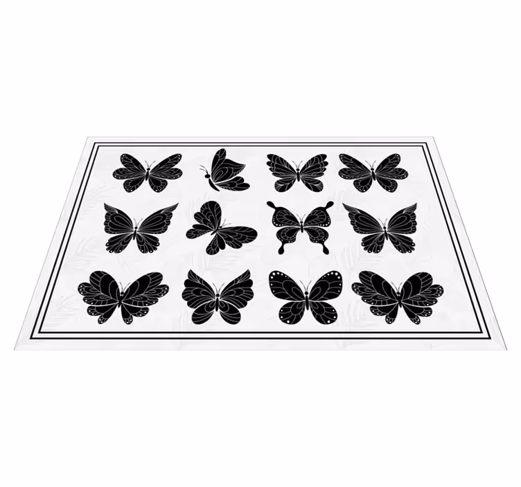 Individual original mesa colección patrón mariposa - TenVinilo