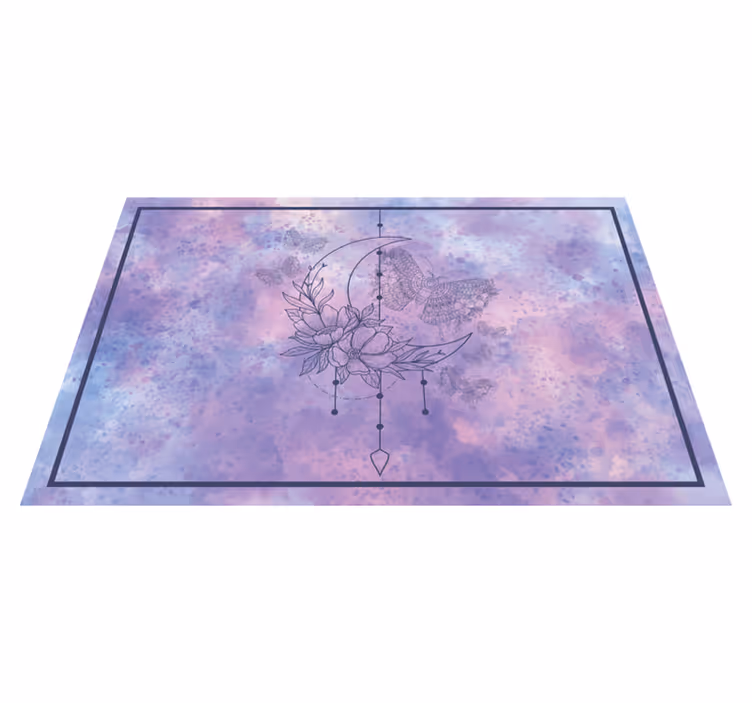 Individual original mesa diseño floral lunar - TenVinilo