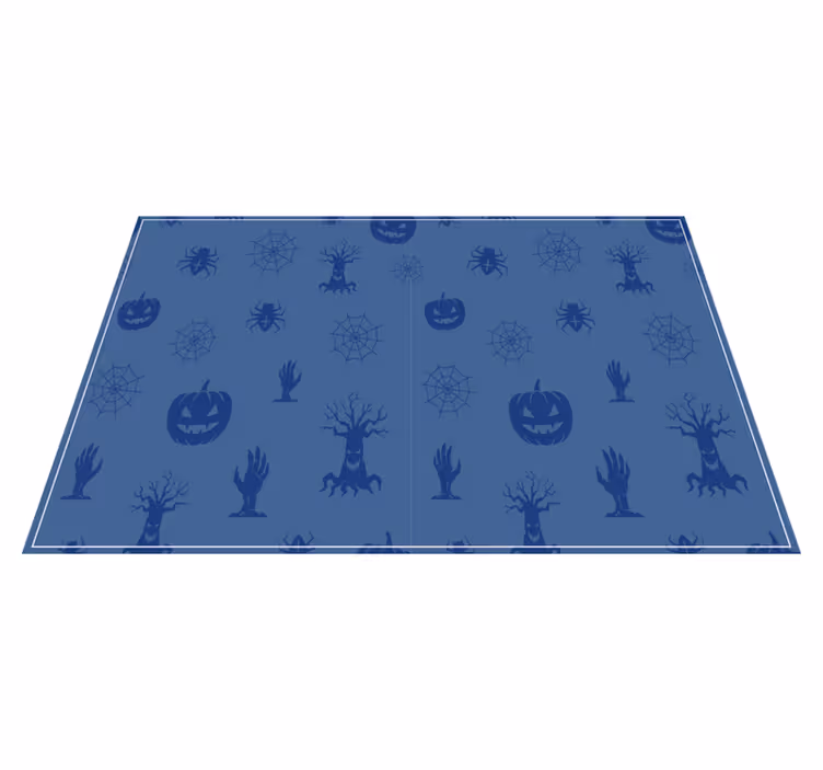 Individual mesa halloween decoración de tema espeluznante - TenVinilo