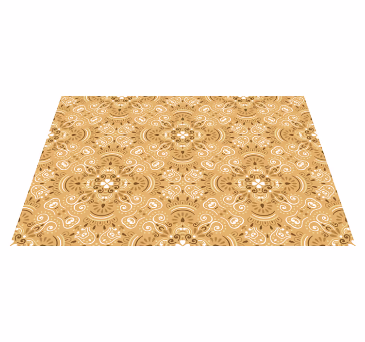 Mantel individual imitación componente floral elegante - TenVinilo