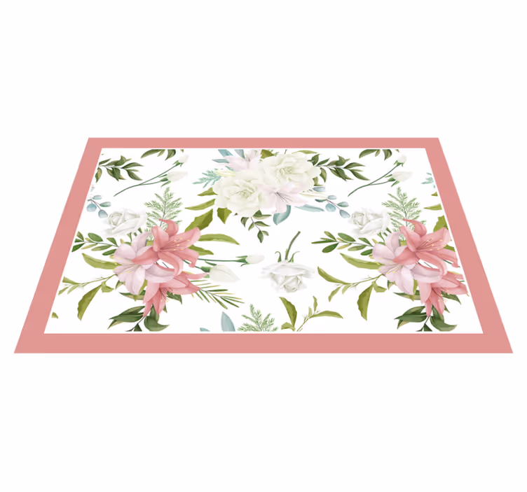 Individual original mesa centro de mesa floral - TenVinilo