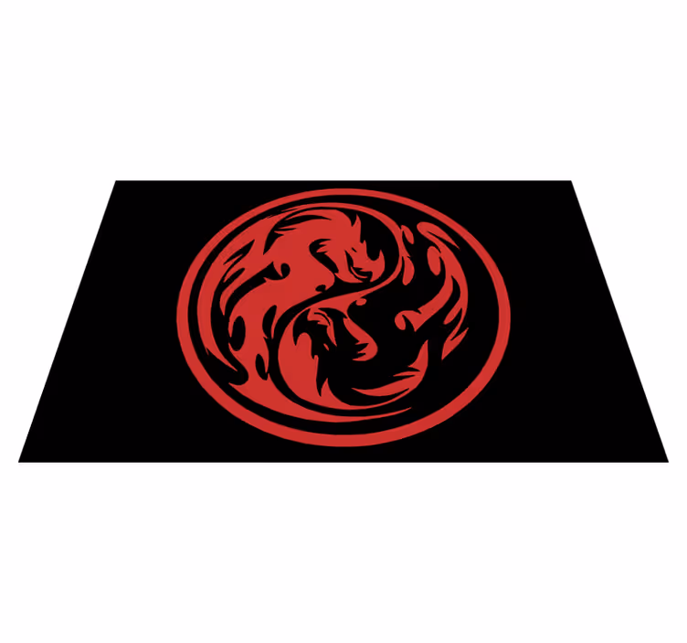 Individual original mesa motivo del emblema dragón - TenVinilo