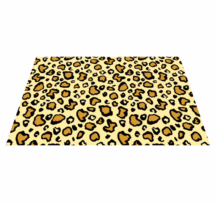 Individual original mesa motivo piel de leopardo - TenVinilo