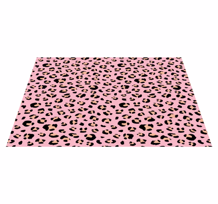 Individual original mesa estética de estampado de leopardo - TenVinilo