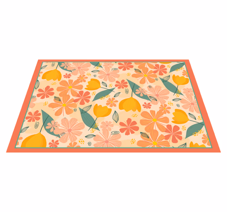 Individual original mesa estampado floral - TenVinilo