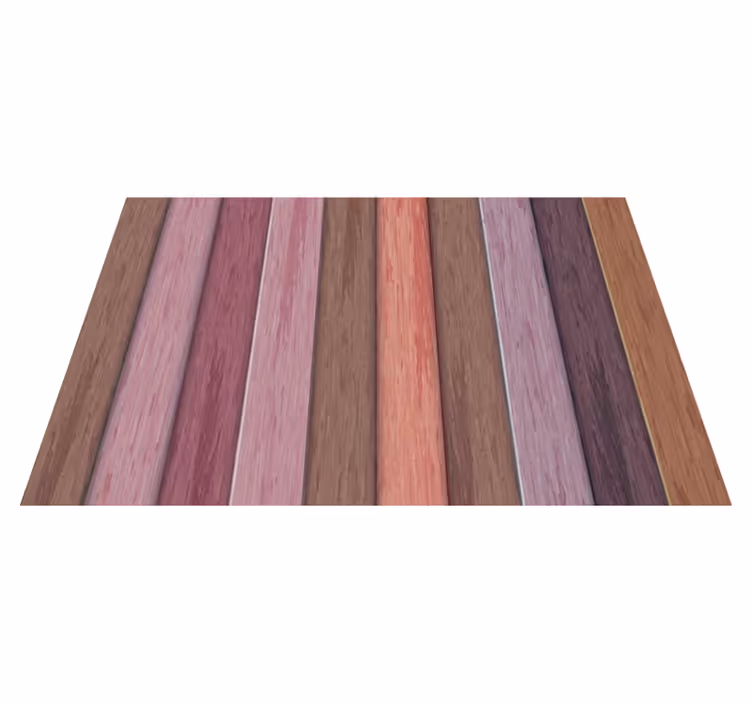 Mantel individual imitación variación de rayas de madera - TenVinilo