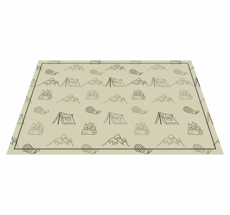 Individual original mesa componentes de aventura camping - TenVinilo