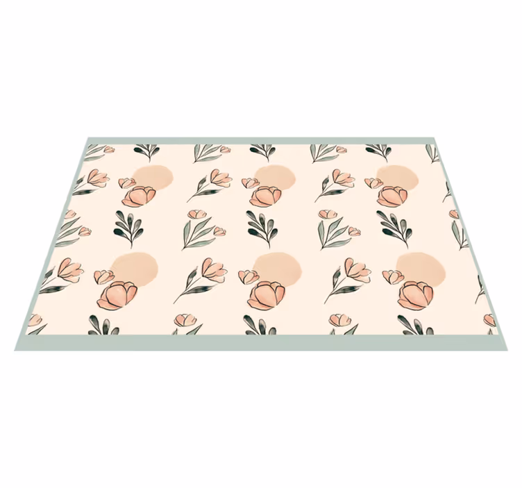 Individual original mesa acento floral - TenVinilo