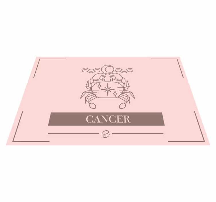 Individual mesa signo del zodiaco cáncer - TenVinilo