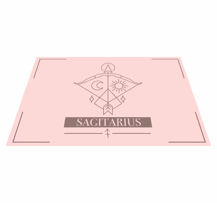 Individual mesa signo del zodiaco sagitario - TenVinilo