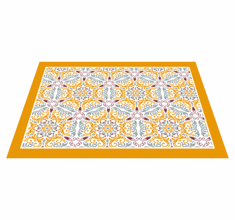 Individual original mesa patrón ornamental elegante - TenVinilo