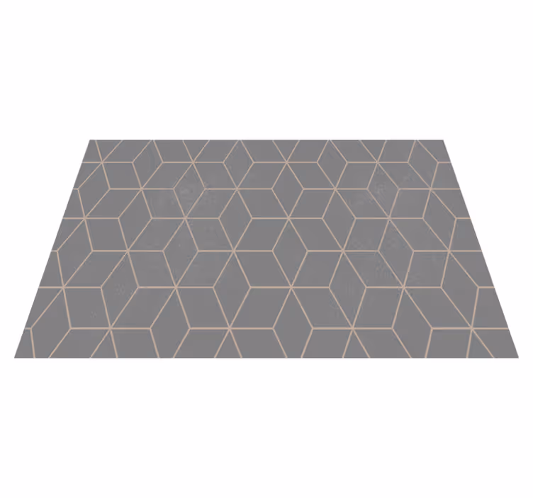 Mantel individual imitación superficie hexagonal - TenVinilo