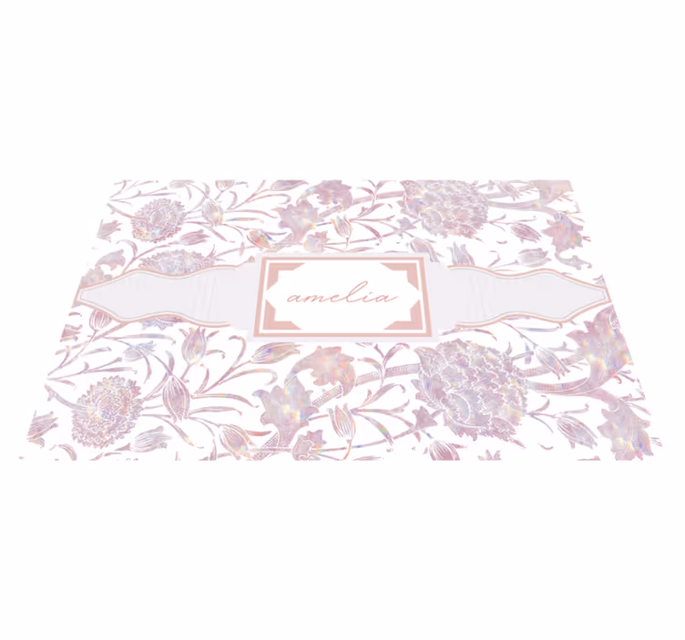 Mantel individual personalizable de cardo - TenVinilo
