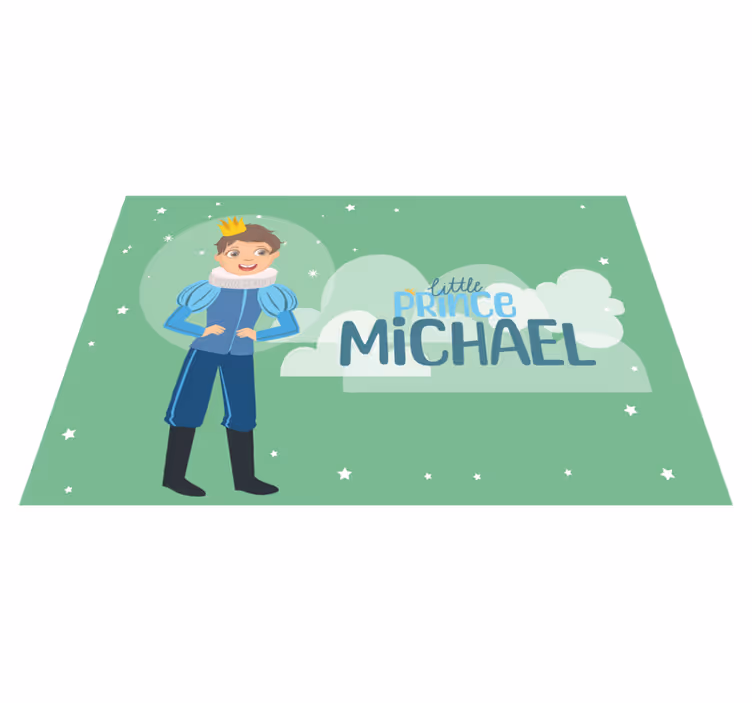 Mantel individual personalizable príncipe - TenVinilo