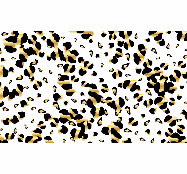 Papel mural africano diseño de piel de leopardo - TenVinilo