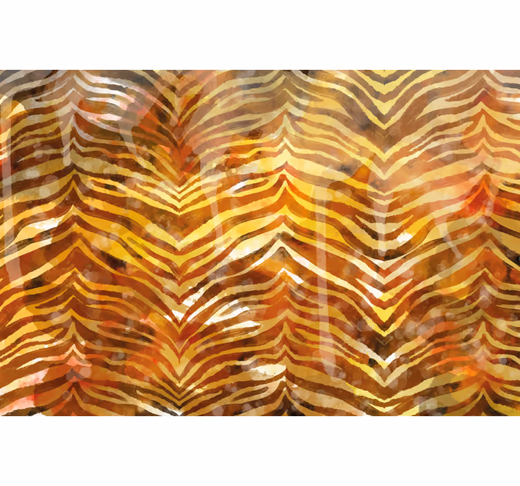 Papel mural africano zebra acuarela texturizada - TenVinilo