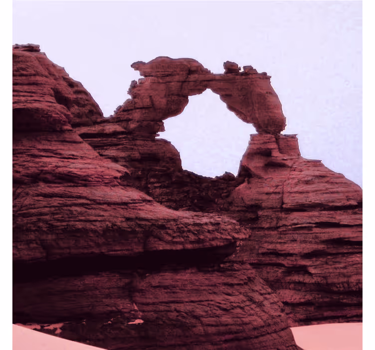 Mural desierto fotografía estética de arenisca - TenVinilo