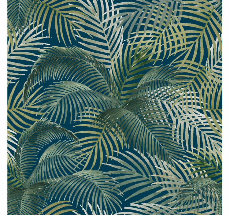 Papel mural selva decoración armario plantas africanas - TenVinilo