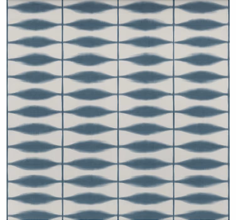Papel mural baño shibori en denim - TenVinilo