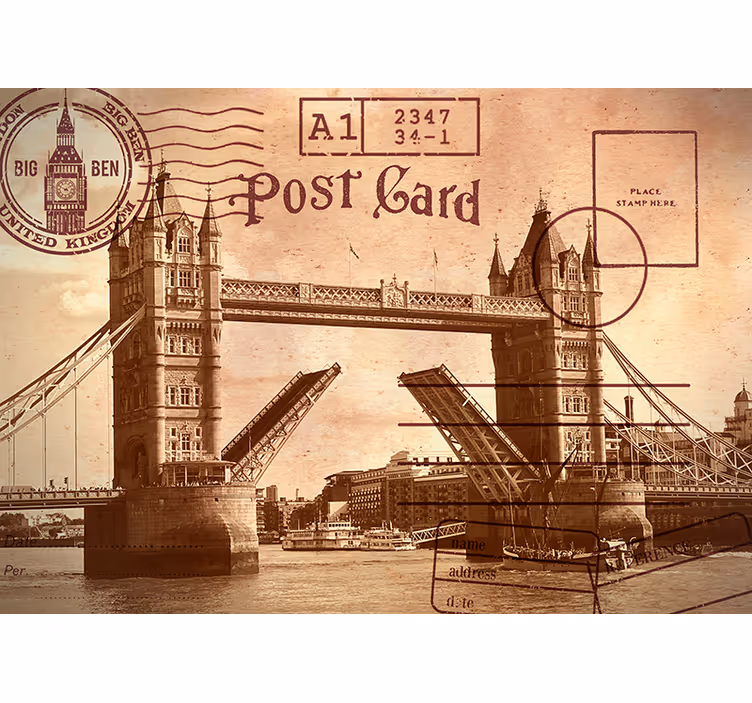 Fotomural del Puente de Londres icónico - TenVinilo