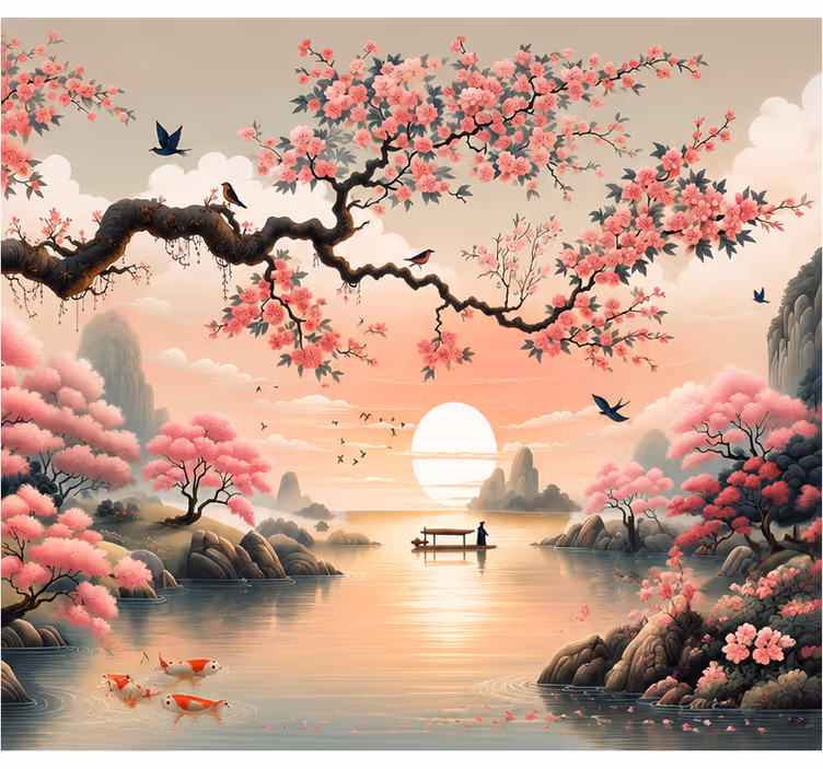 Papel mural ciudades japonesas - TenVinilo
