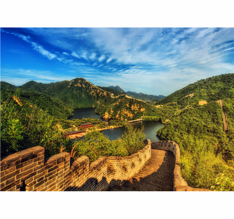 Fotomural ciudad La gran muralla china - TenVinilo