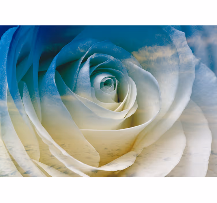 Papel mural flores elegancia de rosas en flor - TenVinilo