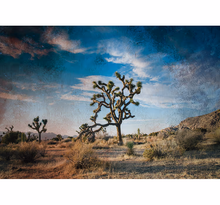 Papel mural naturaleza paisaje del árbol de josué - TenVinilo