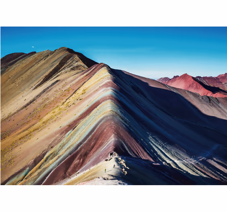 Papel mural montaña cordillera vibrante - TenVinilo