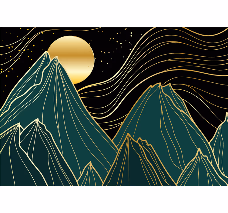 Papel mural montaña gran cordillera - TenVinilo