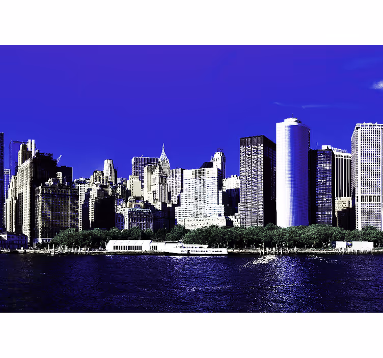 Papel mural new york horizonte de nueva york - TenVinilo