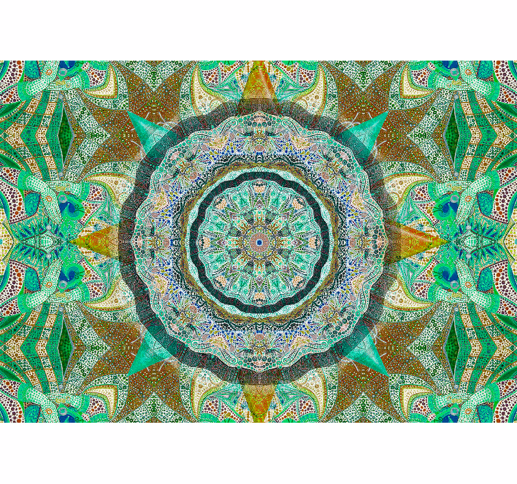 Papel mural mandala diseño mandala complejo - TenVinilo