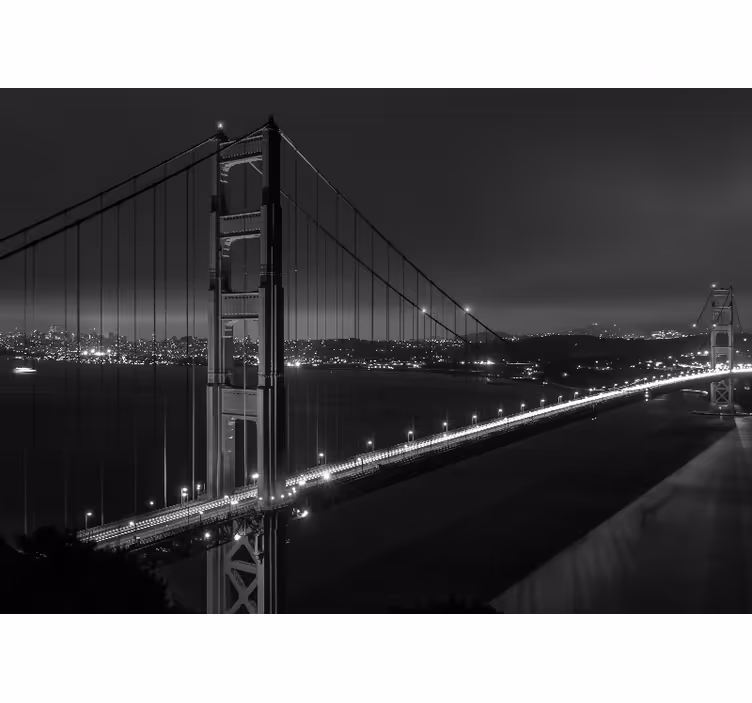 Papel mural ciudades conexión golden gate - TenVinilo