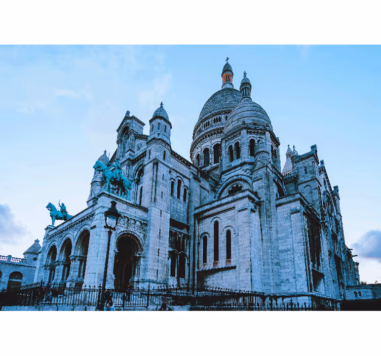 Papel mural París basílica del sagrado corazón - TenVinilo