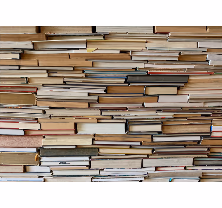 Fotomural retro Libros apilados - TenVinilo