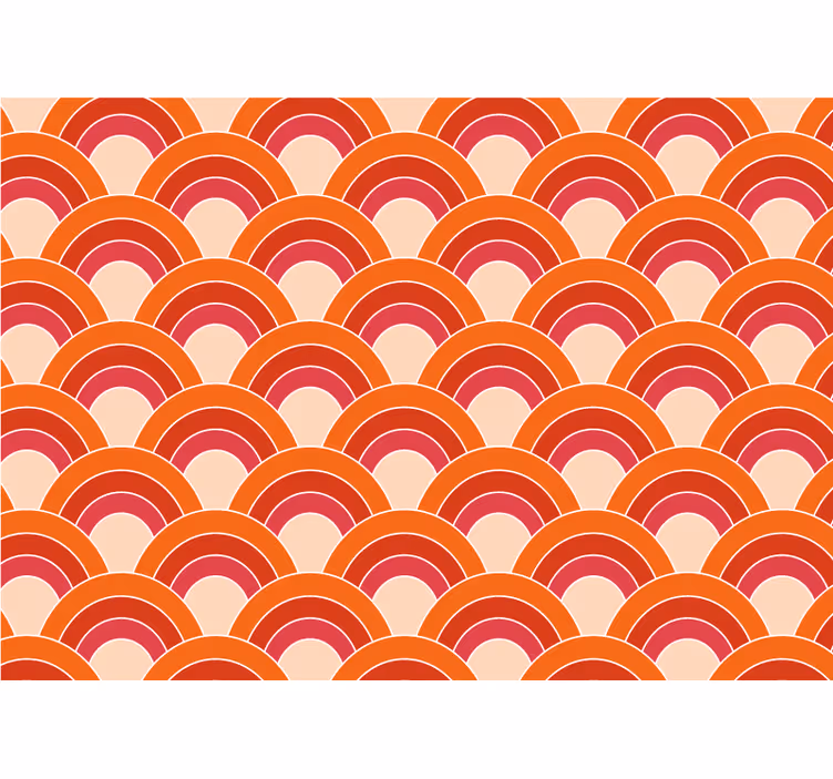 Papel mural textura patrón circular en capas - TenVinilo