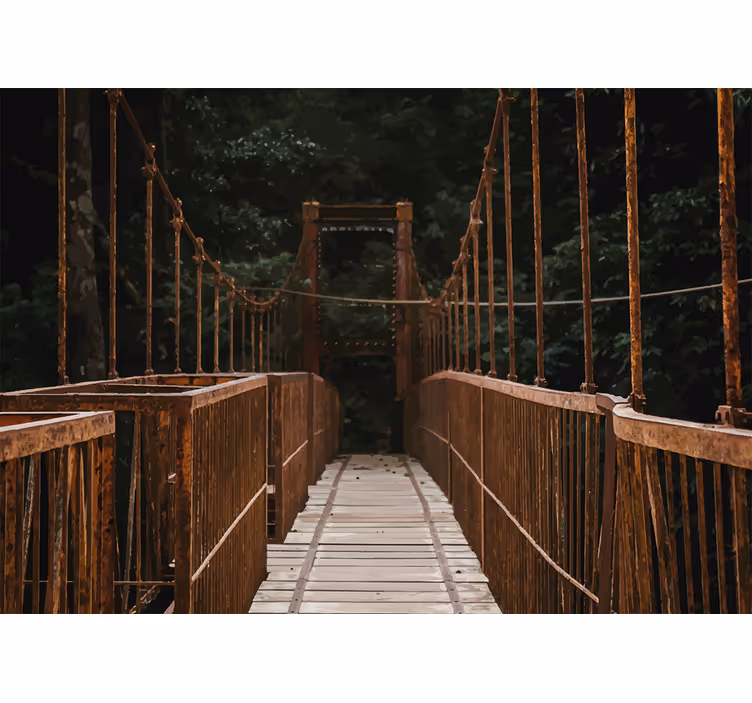 Papel mural naturaleza puentes en la naturaleza - TenVinilo