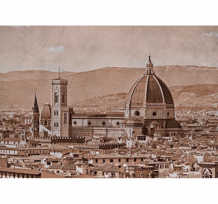 Mural para salón Catedral de florencia - TenVinilo