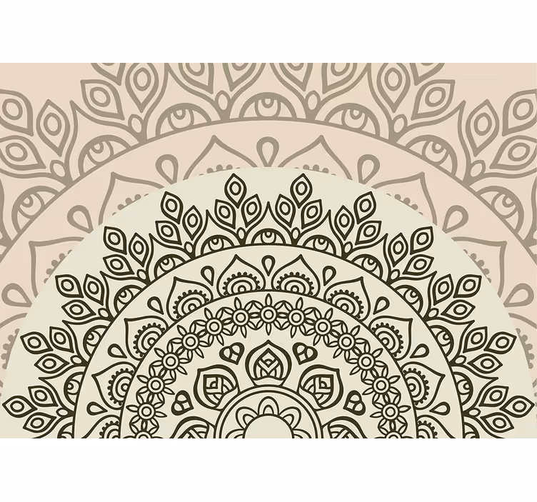 Papel mural mandala motivo mandala complejo - TenVinilo