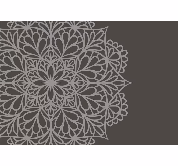 Papel mural mandala patrón mandala elegante - TenVinilo