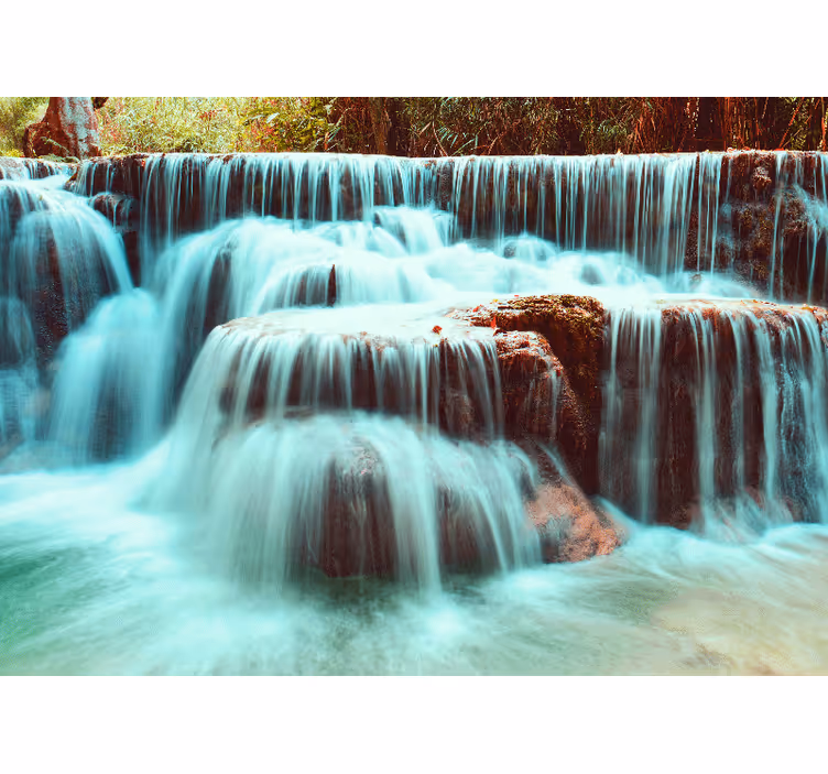 Fotomural cascada flujo de cascada sereno - TenVinilo