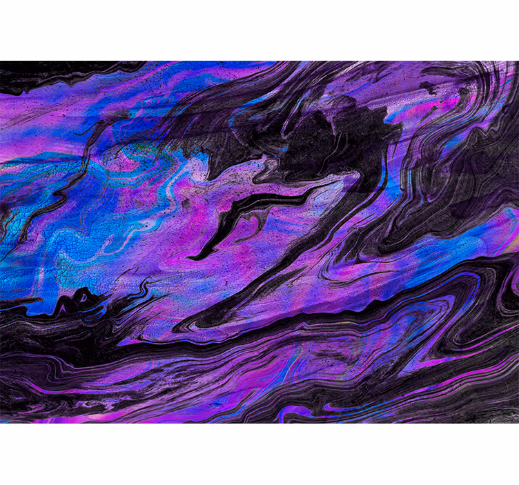 Fotomural baño Diseño de mármol colorido neón - TenVinilo