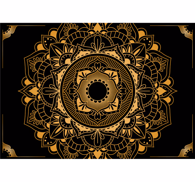 Papel mural mandala diseño mandala elegante - TenVinilo
