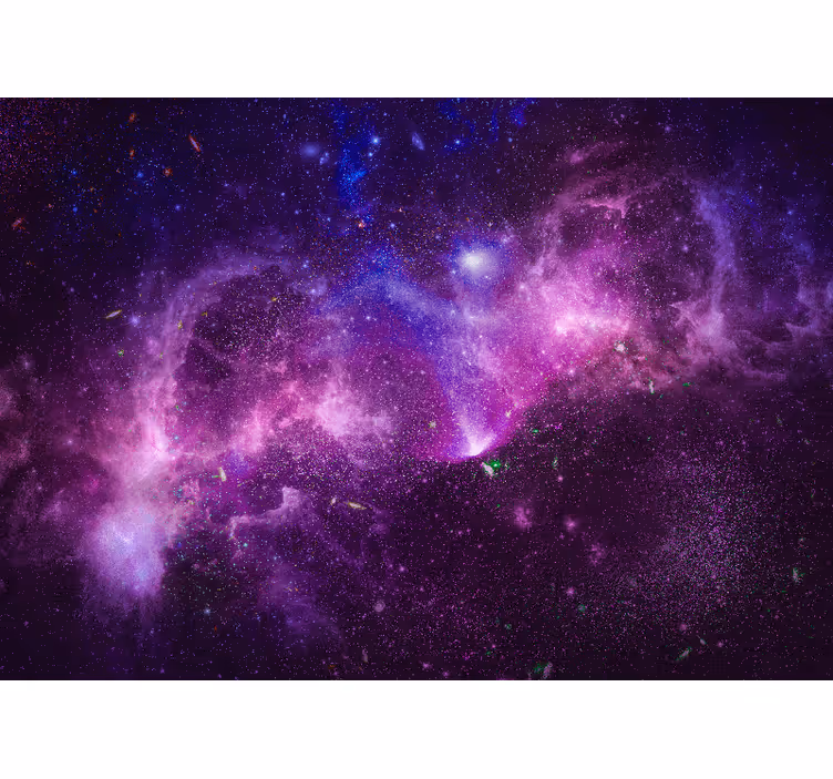 Papel mural espacio galaxia celestial - TenVinilo