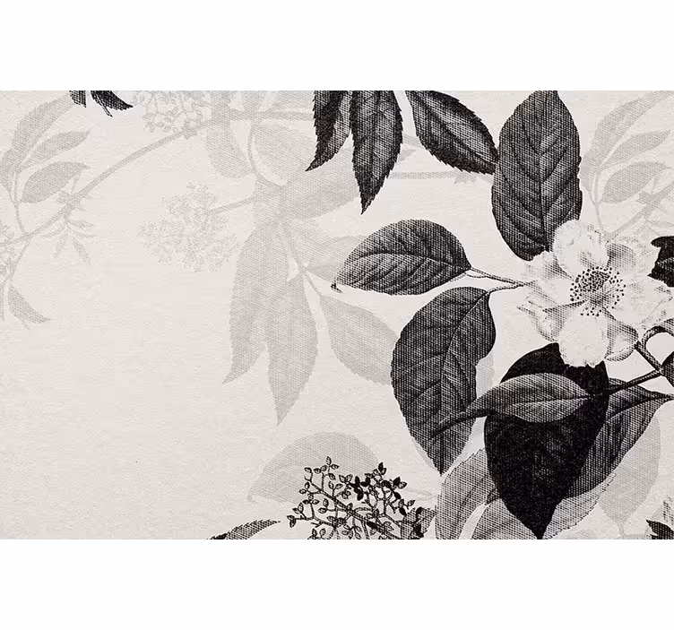Papel mural flores composición de flores elegantes - TenVinilo