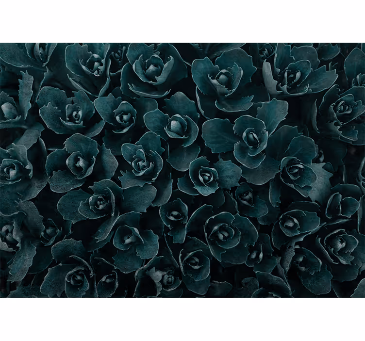 Papel mural flores elegante rosa en flor - TenVinilo
