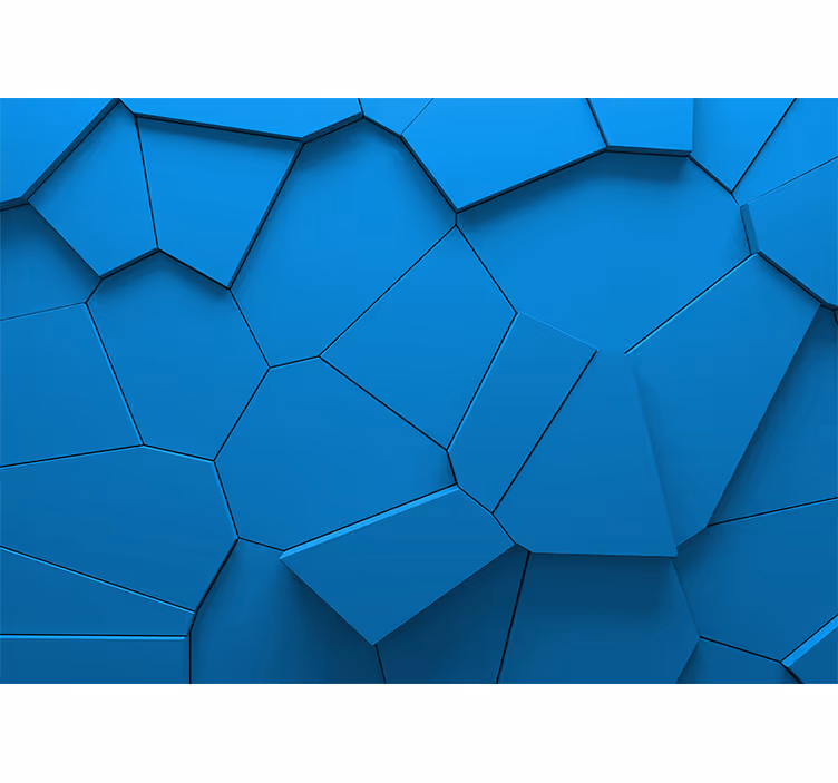 Papel mural textura patrón geométrico azul - TenVinilo
